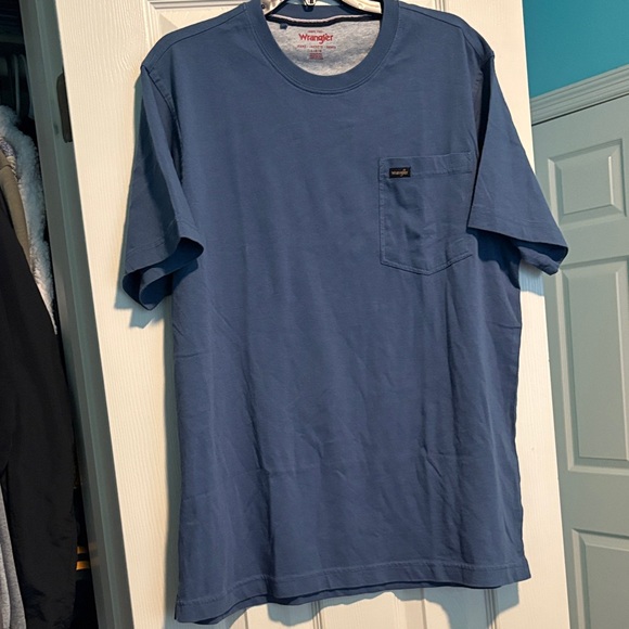 Wrangler Men's Classic Blue Short Sleeve Tee - Picture 1 of 2
